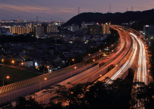 奨励賞「名神高速夕景」の写真データ