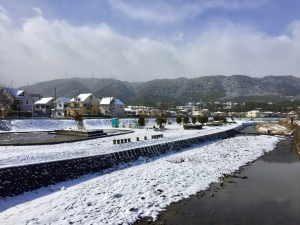 奨励賞「水無瀬川の雪景色」の写真データ