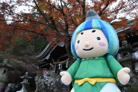 若山神社にいるみづまろくん