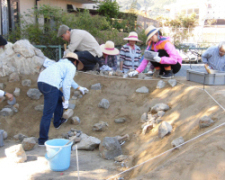 西浦門前遺跡庭園移築プロジェクト！3