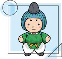 前を向くみづまろくん