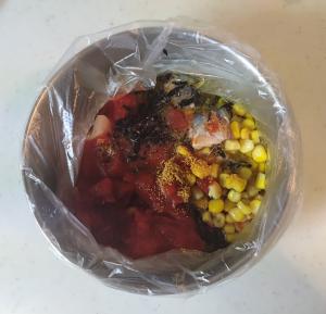 ポリ袋に材料を入れたイメージ画像
