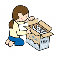 飲料水備蓄イラスト