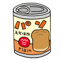 パンの缶詰イラスト
