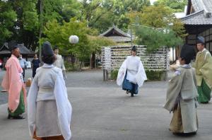 出展内容イメージ(蹴鞠)