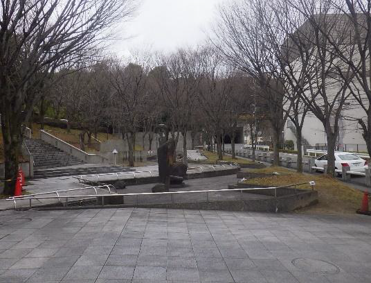現在の水景施設付近
