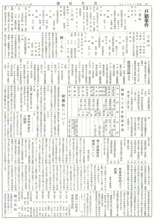 島本村報裏面