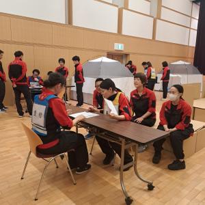 避難者受付ロールプレイング