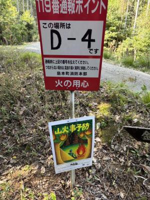 119番通報ポイント標識
